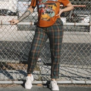 Plaid Fashion Pants
